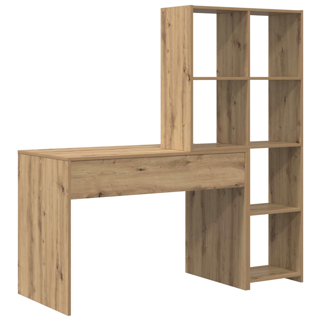 Skrivebord Artisan Eik 138,5 X 55 X 143 Cm Konstruert Tre
