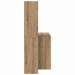 Skrivebord Artisan Eik 138,5 X 55 X 143 Cm Konstruert Tre