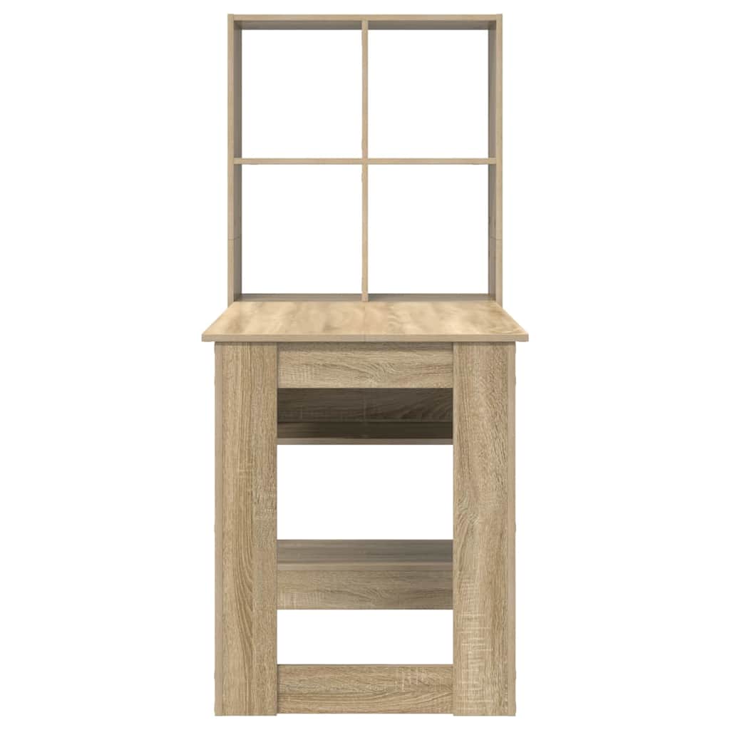 Skrivebord Sonoma Eik 122 X 67 X 145 Cm Konstruert Tre