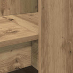 Skrivebord Artisan Eik 122 X 67 X 145 Cm Konstruert Tre