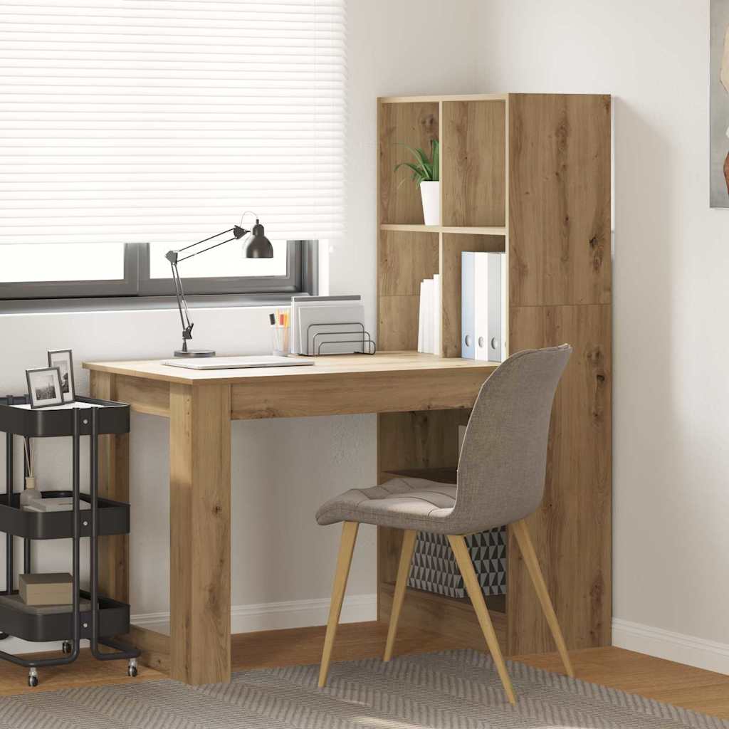 Skrivebord Artisan Eik 122 X 67 X 145 Cm Konstruert Tre