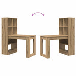 Skrivebord Artisan Eik 122 X 67 X 145 Cm Konstruert Tre