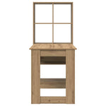 Skrivebord Artisan Eik 122 X 67 X 145 Cm Konstruert Tre