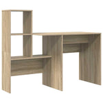Skrivebord Sonoma Eik 131,5 X 50 X 106,5 Cm Konstruert Tre