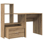 Skrivebord Artisan Eik 131,5 X 50 X 106,5 Cm Konstruert Tre