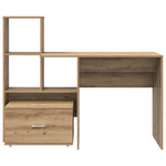 Skrivebord Artisan Eik 131,5 X 50 X 106,5 Cm Konstruert Tre