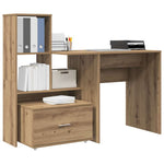 Skrivebord Artisan Eik 131,5 X 50 X 106,5 Cm Konstruert Tre
