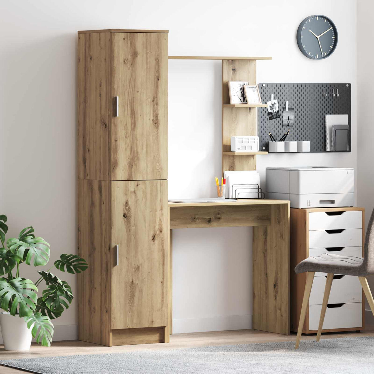 Skrivebord 2 Pcs Artisan Eik