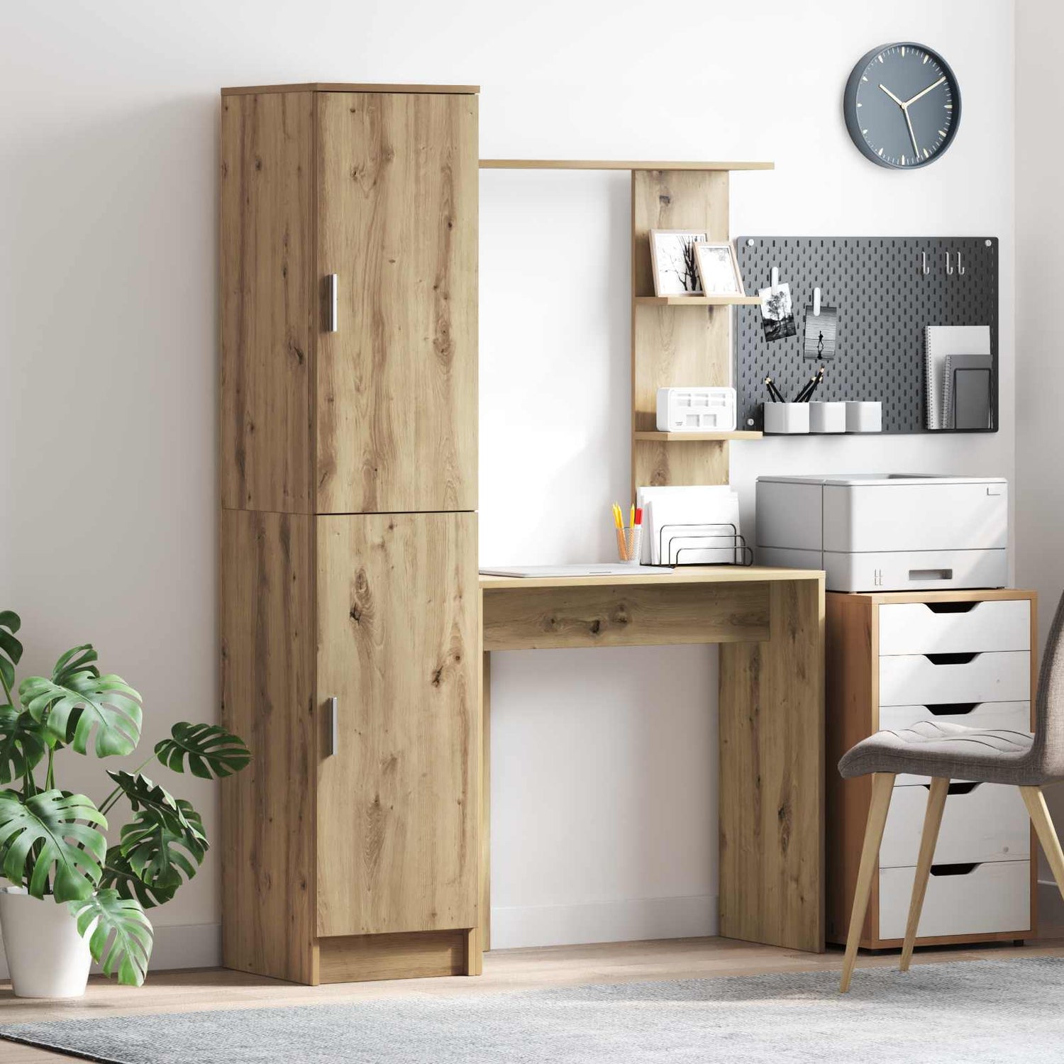 Skrivebord 2 Pcs Artisan Eik