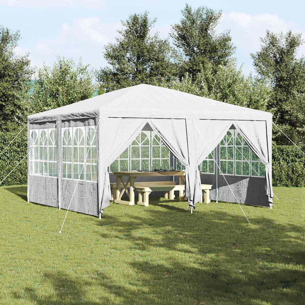 Partytelt Hvit 400 X 400 X 266 Cm Polyethylen