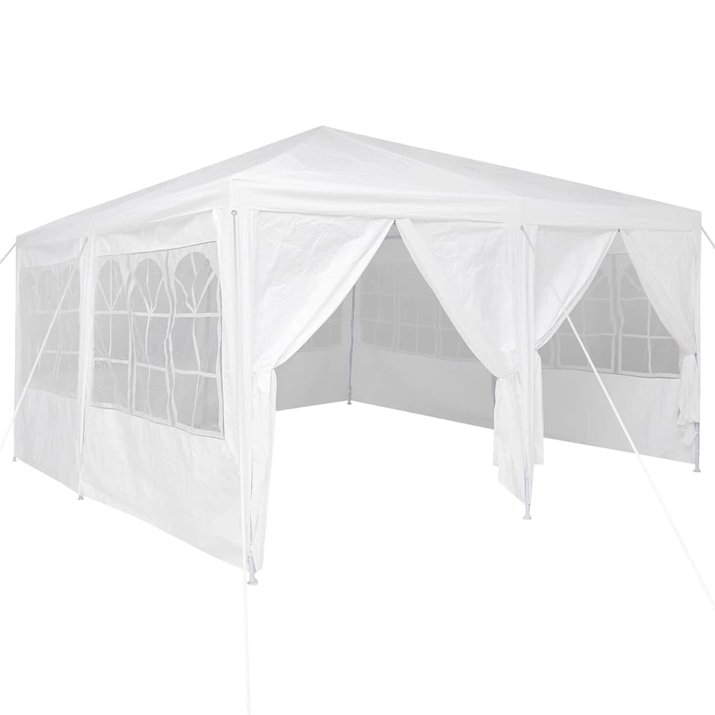 Partytelt Hvit 400 X 400 X 266 Cm Polyethylen