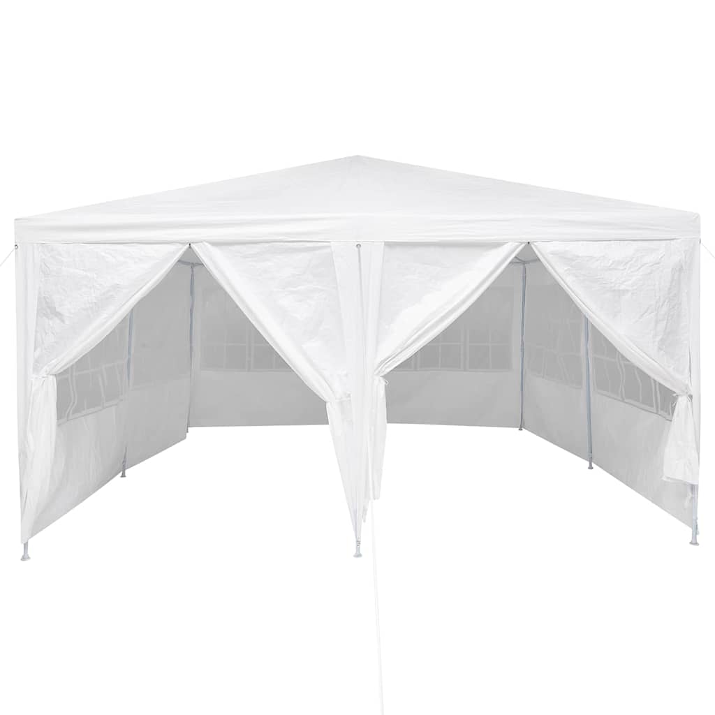 Partytelt Hvit 400 X 400 X 266 Cm Polyethylen