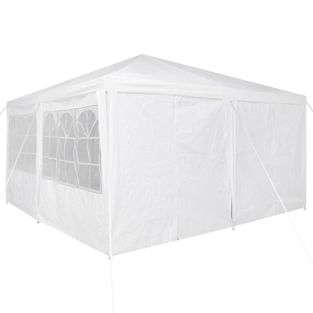 Partytelt Hvit 400 X 400 X 266 Cm Polyethylen