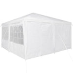 Partytelt Hvit 400 X 400 X 266 Cm Polyethylen
