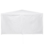 Partytelt Hvit 400 X 400 X 266 Cm Polyethylen