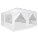 Partytelt Hvit 400 X 400 X 266 Cm Polyethylen