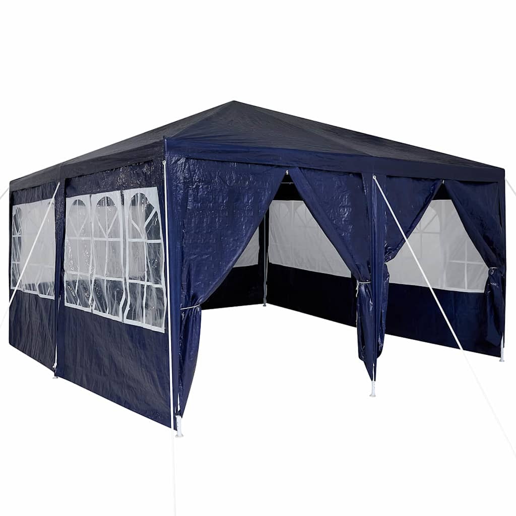 Partytelt Blå 400 X 400 X 266 Cm Polyethylen