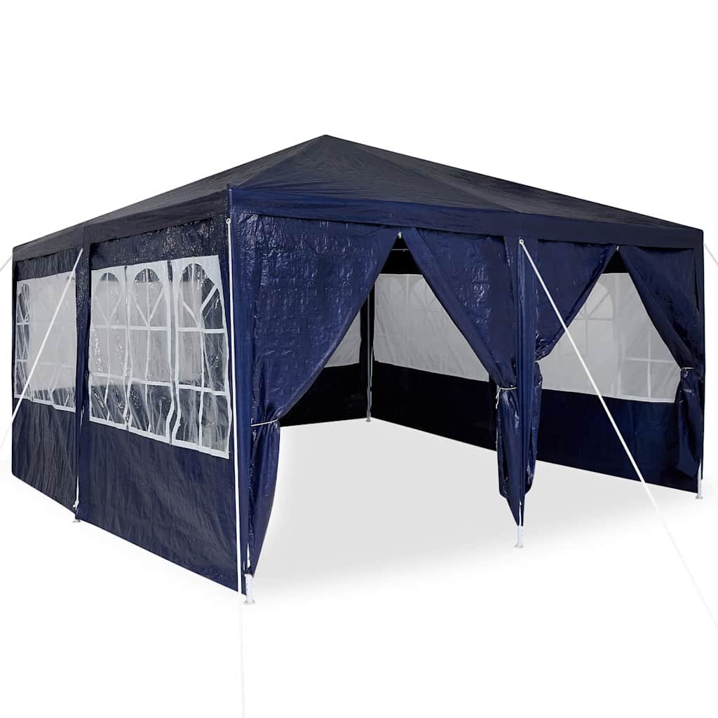 Partytelt Blå 400 X 400 X 266 Cm Polyethylen