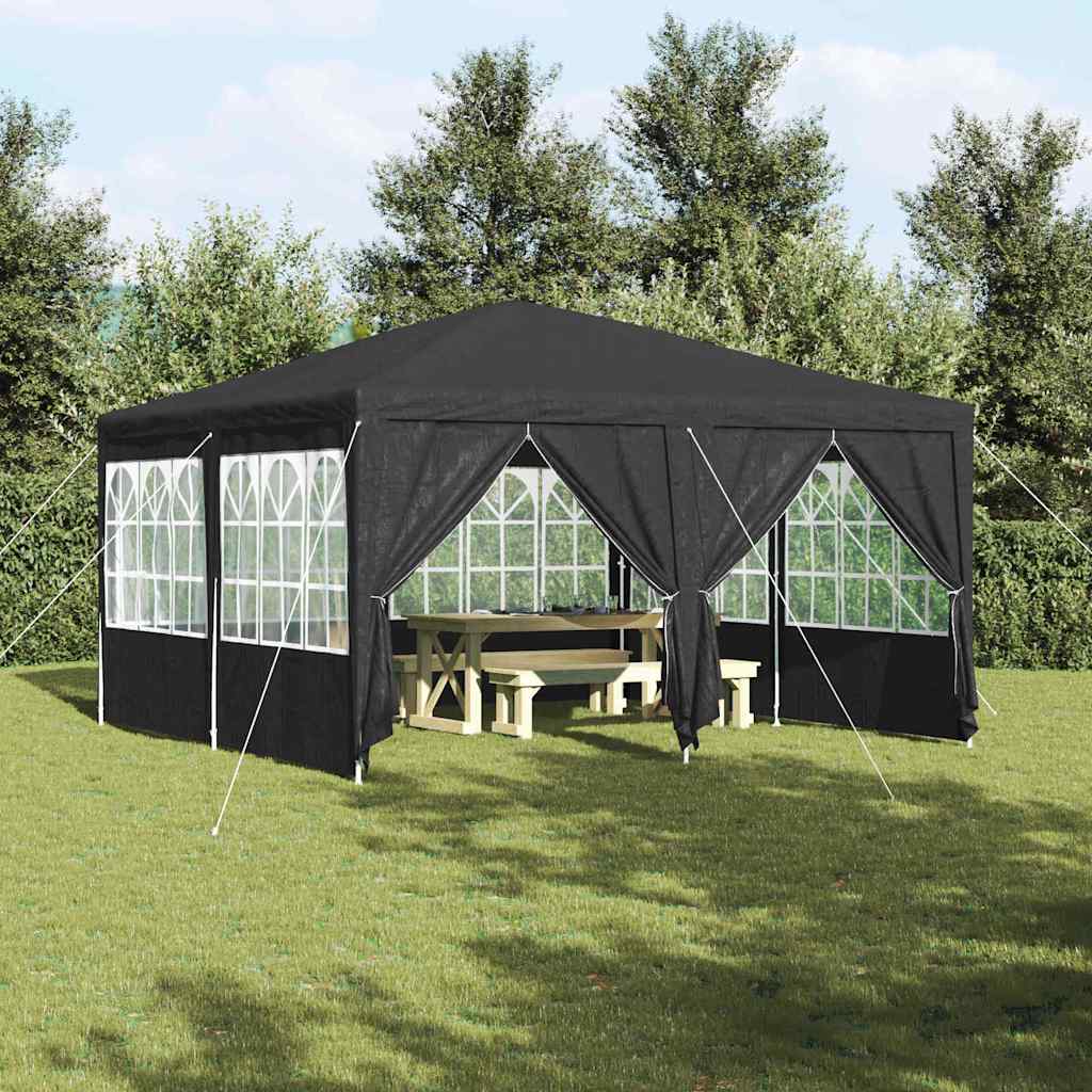 Partytelt Antrasitt 400 X 400 X 266 Cm Polyethylen