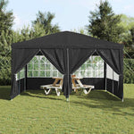 Partytelt Antrasitt 400 X 400 X 266 Cm Polyethylen