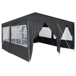 Partytelt Antrasitt 400 X 400 X 266 Cm Polyethylen