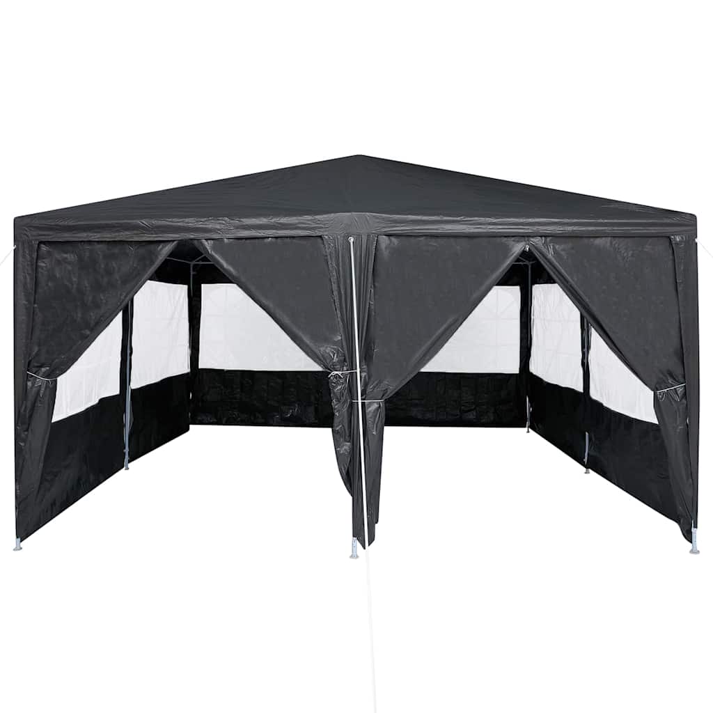 Partytelt Antrasitt 400 X 400 X 266 Cm Polyethylen