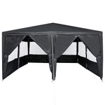 Partytelt Antrasitt 400 X 400 X 266 Cm Polyethylen