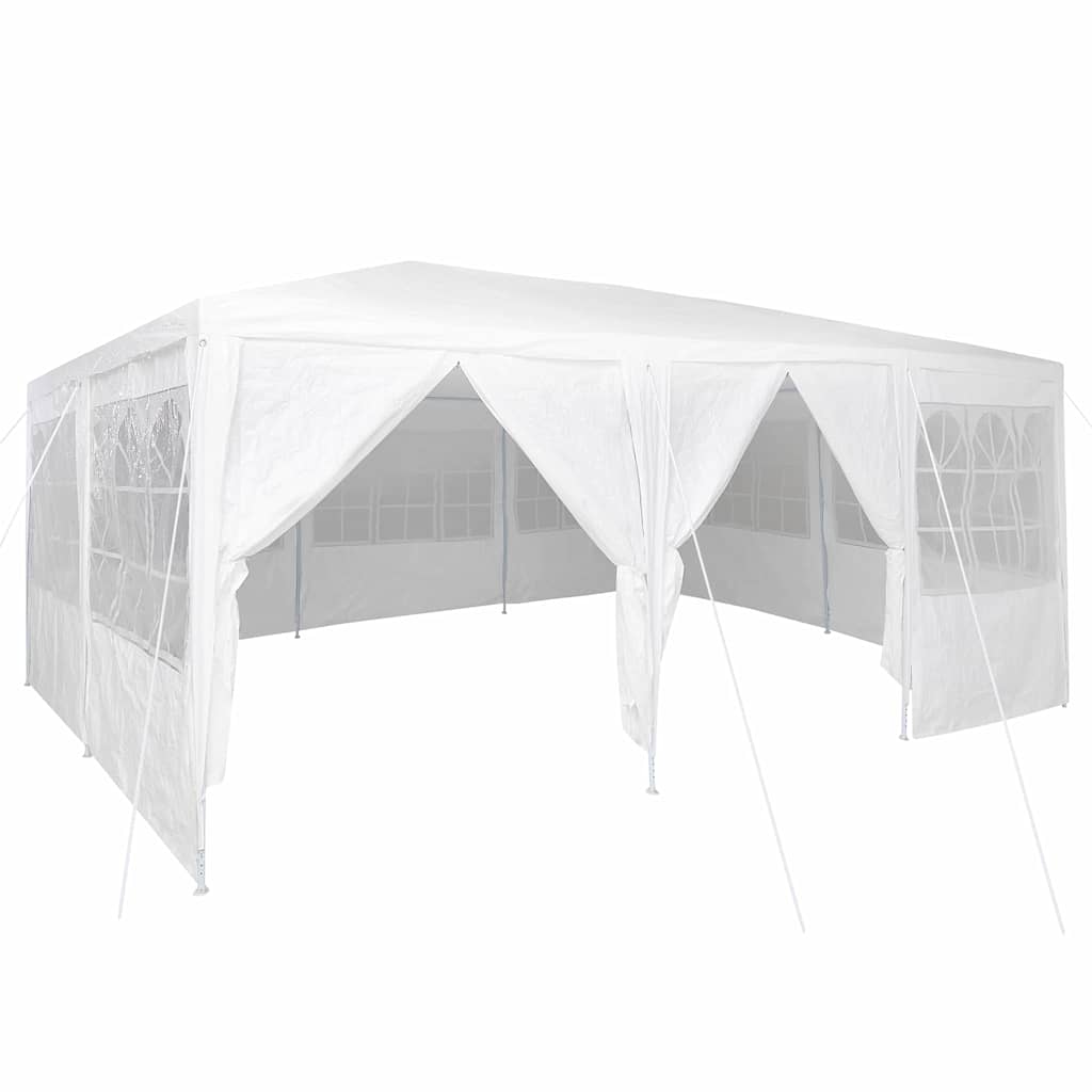 Partytelt Hvit 600 X 400 X 266 Cm Polyethylen