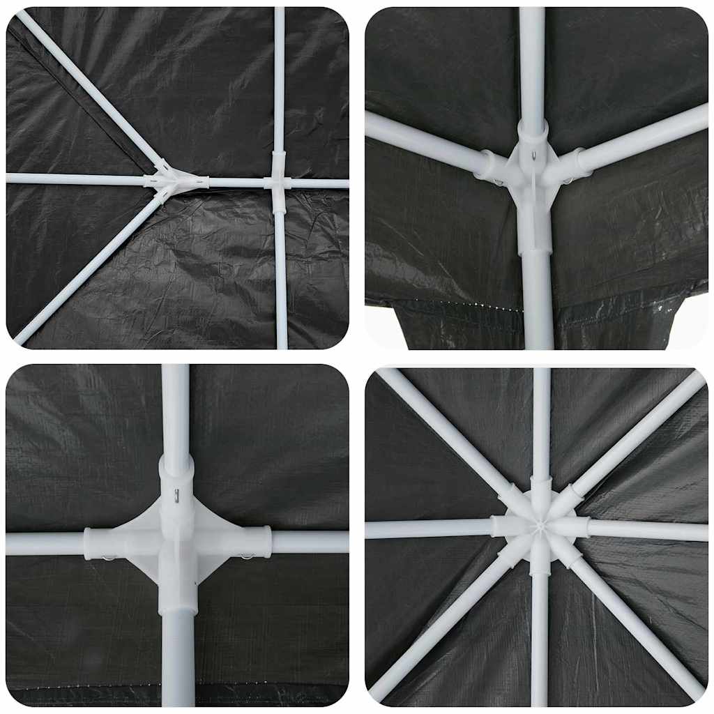 Partytelt Antrasitt 600 X 400 X 266 Cm Polyethylen