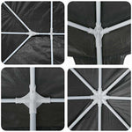 Partytelt Antrasitt 600 X 400 X 266 Cm Polyethylen