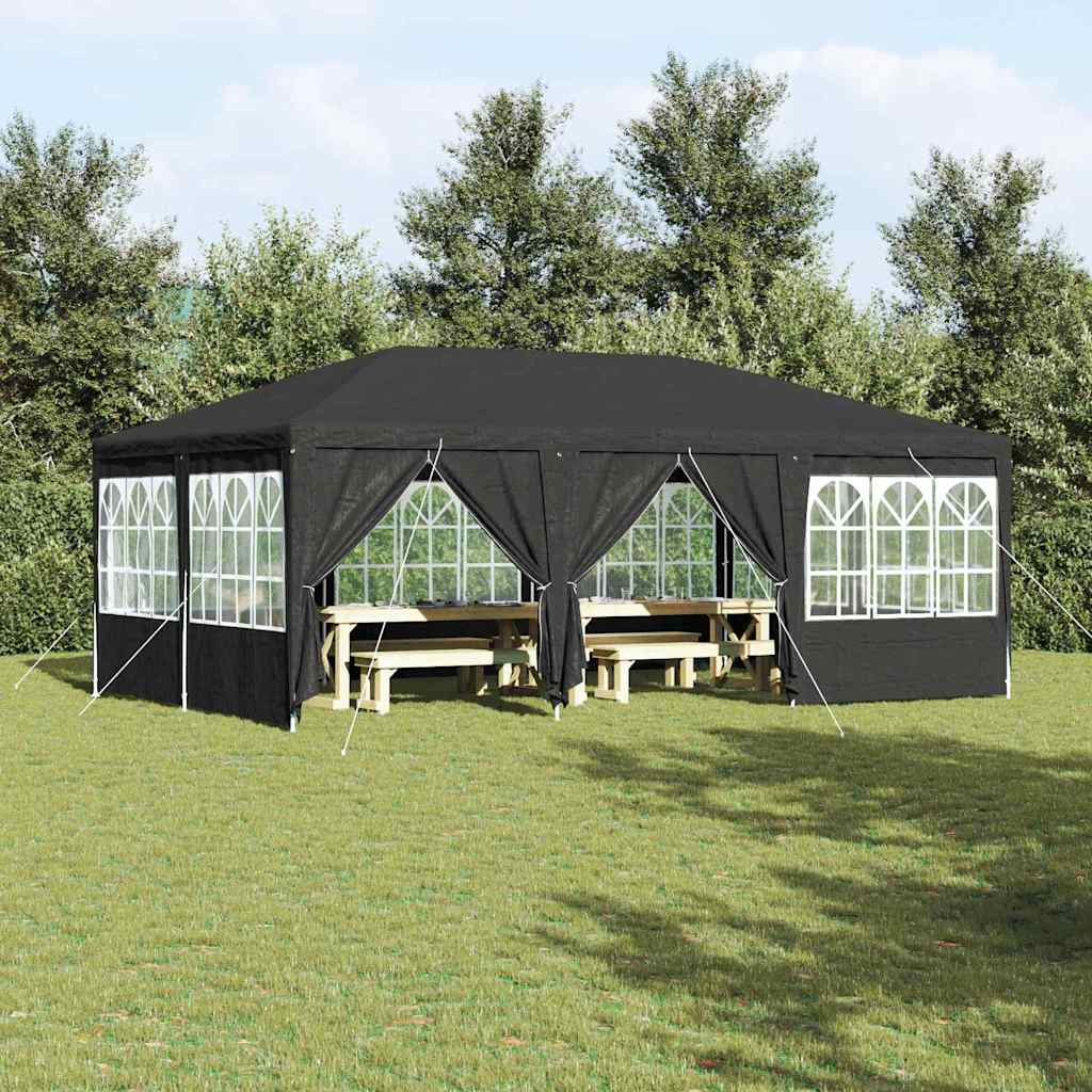 Partytelt Antrasitt 600 X 400 X 266 Cm Polyethylen
