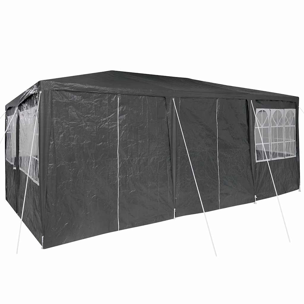 Partytelt Antrasitt 600 X 400 X 266 Cm Polyethylen