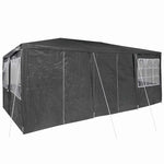 Partytelt Antrasitt 600 X 400 X 266 Cm Polyethylen