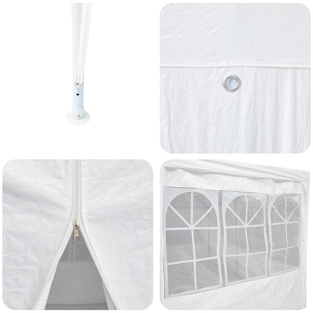 Partytelt Hvit 800 X 400 X 266 Cm Polyethylen