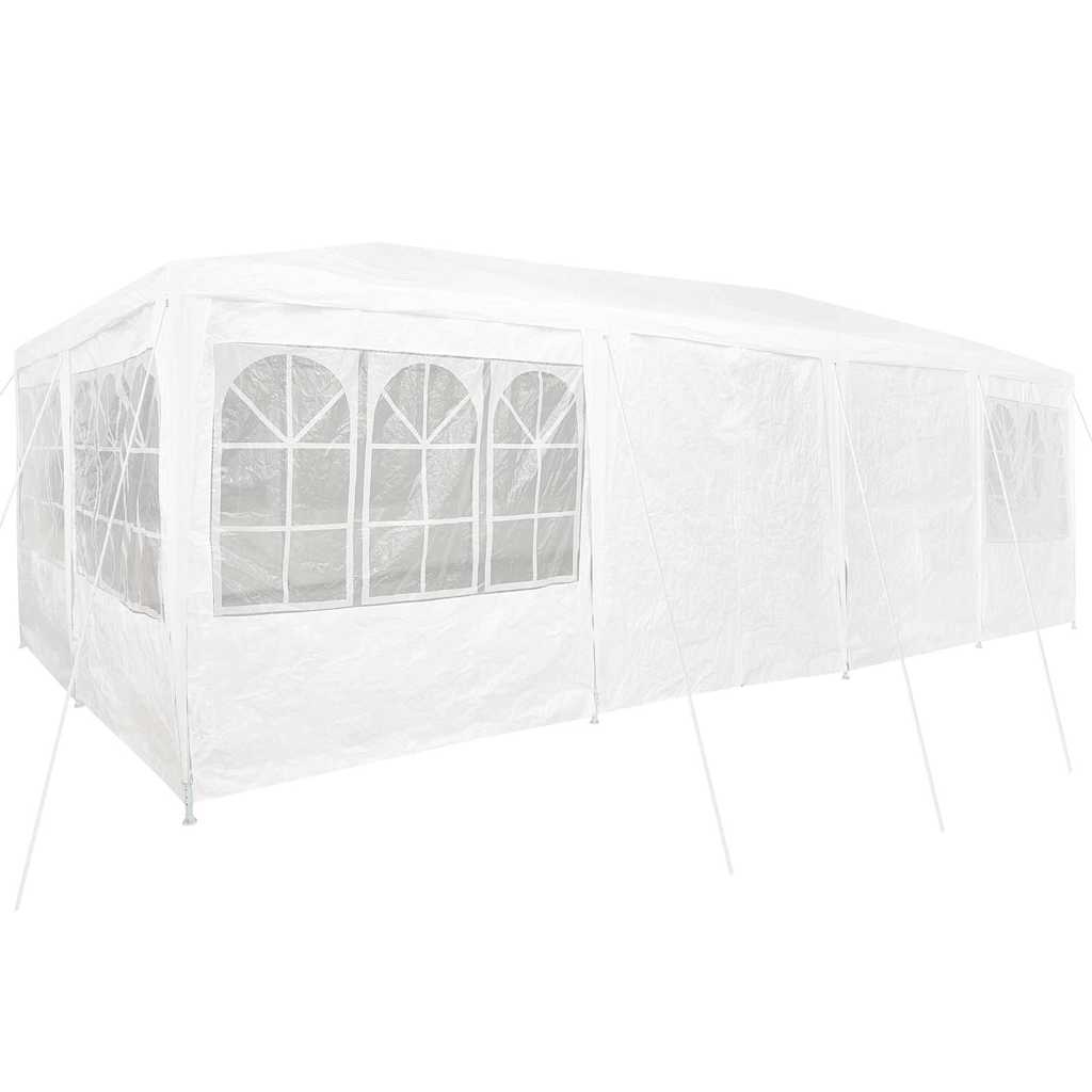 Partytelt Hvit 800 X 400 X 266 Cm Polyethylen