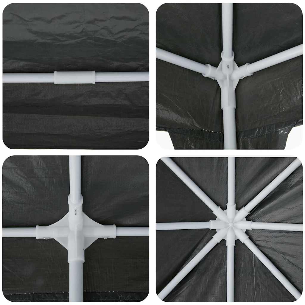 Partytelt Antrasitt 800 X 400 X 266 Cm Polyethylen