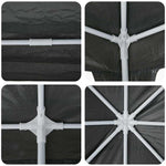 Partytelt Antrasitt 800 X 400 X 266 Cm Polyethylen