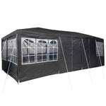 Partytelt Antrasitt 800 X 400 X 266 Cm Polyethylen