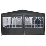 Partytelt Antrasitt 800 X 400 X 266 Cm Polyethylen