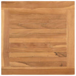 Kaffebord Med Lagring Brun 45 X 45 X 45 Cm Massivt Teaktre