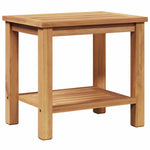 Kaffebord Med Lagring Brun 50 X 35 X 45 Cm Massivt Teaktre