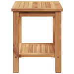 Kaffebord Med Lagring Brun 50 X 35 X 45 Cm Massivt Teaktre