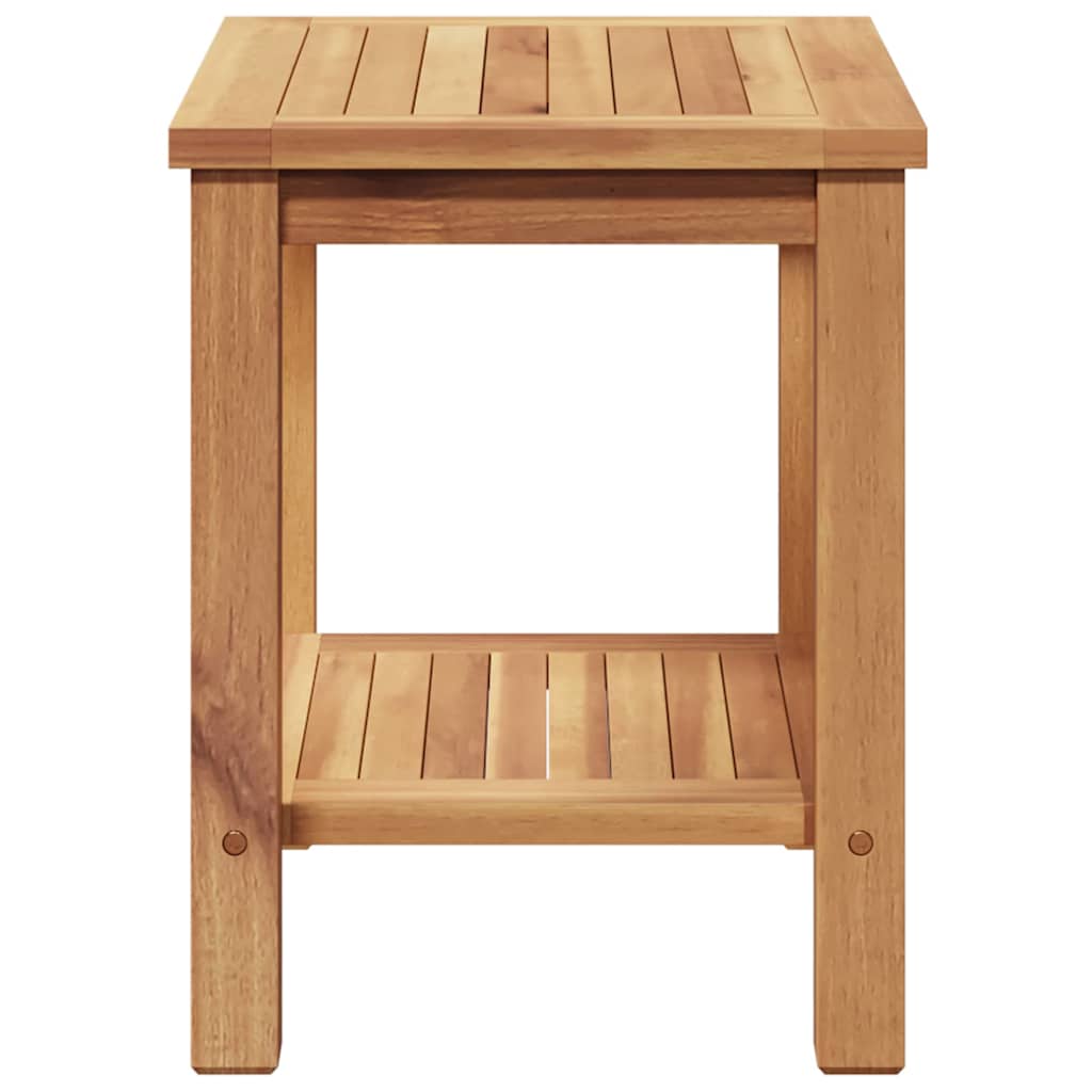 Kaffebord Med Lagring Brun 50 X 35 X 45 Cm Massivt Teaktre