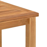 Kaffebord Med Lagring Brun 70 X 40 X 45 Cm Massivt Teaktre