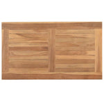 Kaffebord Med Lagring Brun 70 X 40 X 45 Cm Massivt Teaktre