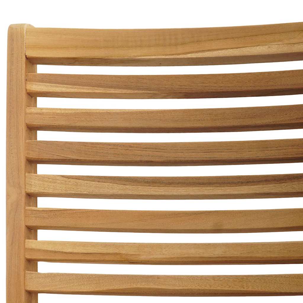 Stol 2 Pcs Brun 64,5 X 52 X 108 Cm Massivt Teaktre
