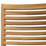 Stol 2 Pcs Brun 64,5 X 52 X 108 Cm Massivt Teaktre