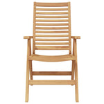 Stol 2 Pcs Brun 64,5 X 52 X 108 Cm Massivt Teaktre