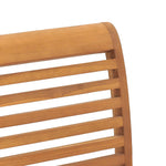 Spisestuestol 4 Pcs Brun 62 X 55 X 94 Cm Massivt Teaktre