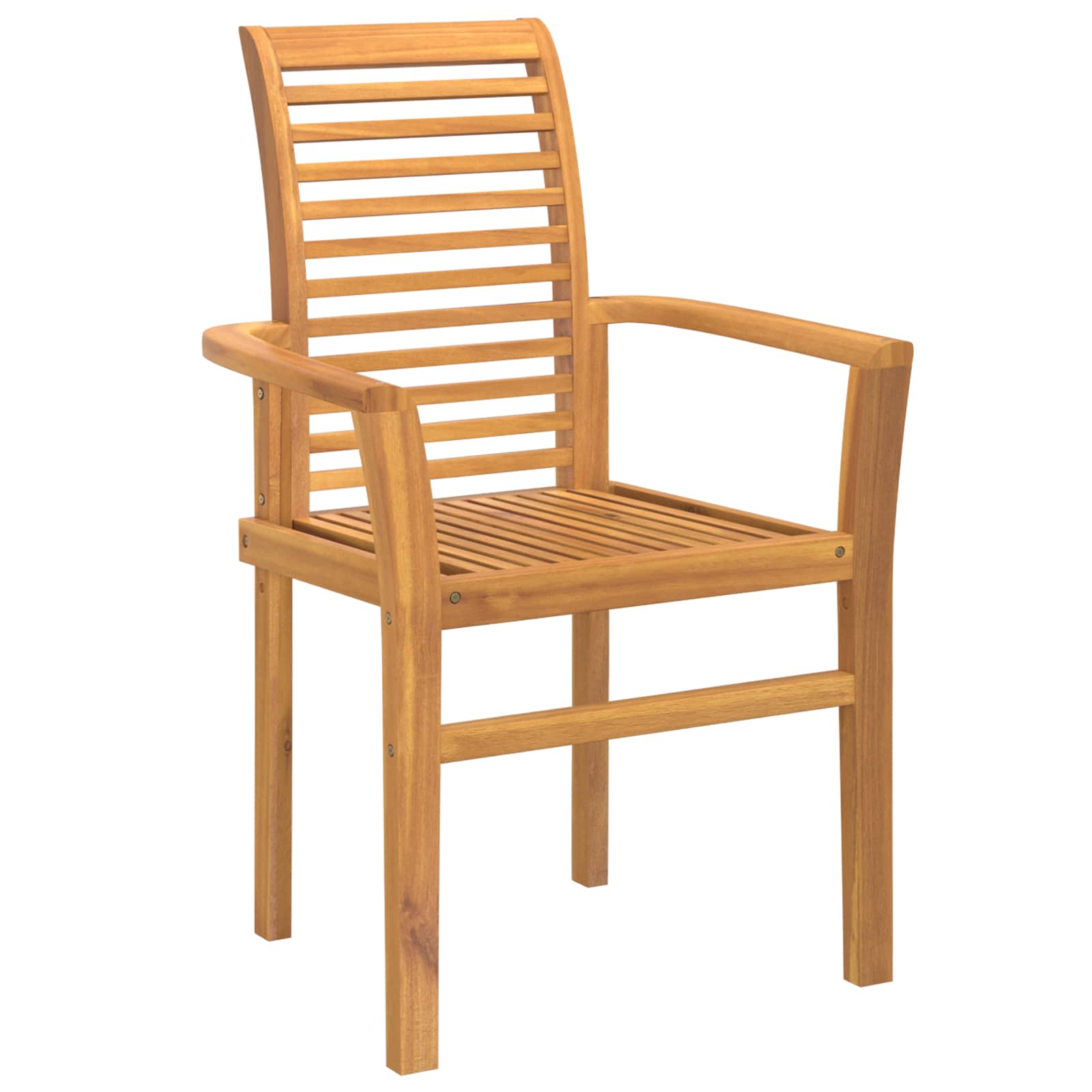 Spisestuestol 4 Pcs Brun 62 X 55 X 94 Cm Massivt Teaktre